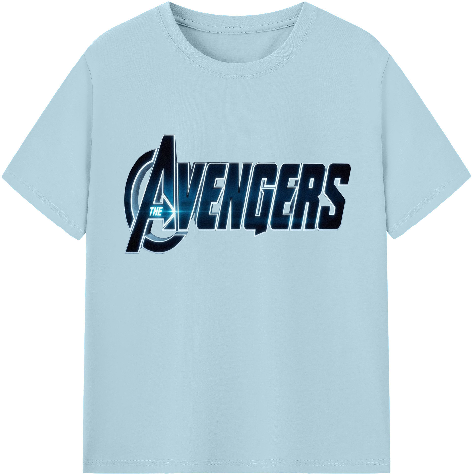 （画像用） アベンジャーズ The Avengers 綿100％半袖Tシャツ（フロントプリント）
